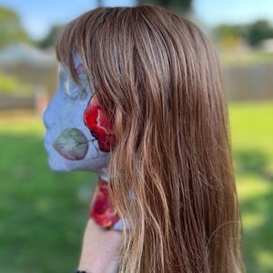 Shake N Go Acrylic light brown wig with bangs